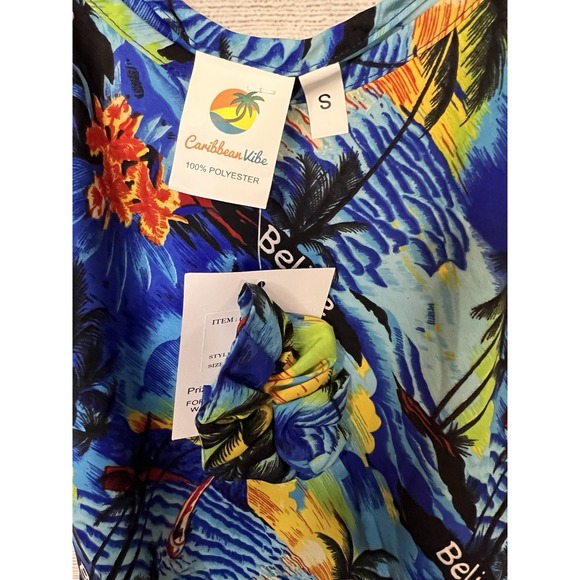 NWT Caribbean Vibe Girls Sundress Size Small - Picture 4 of 5
